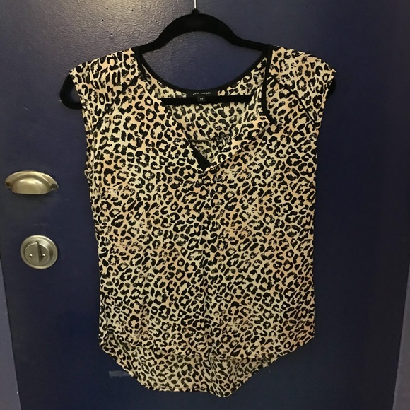 Anne Carson Leopard print blouse - Picture 1 of 3